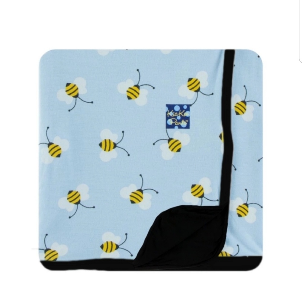 Kickee pants pond bee blanket